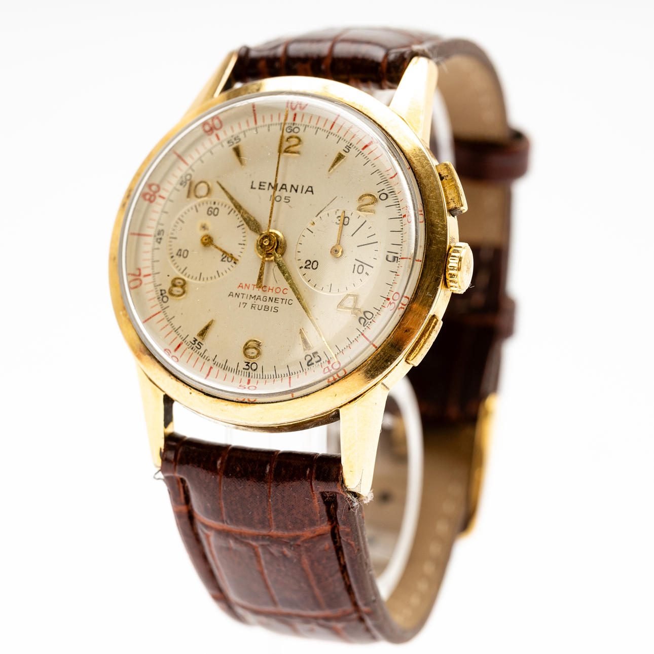 Lemania wristwatch.