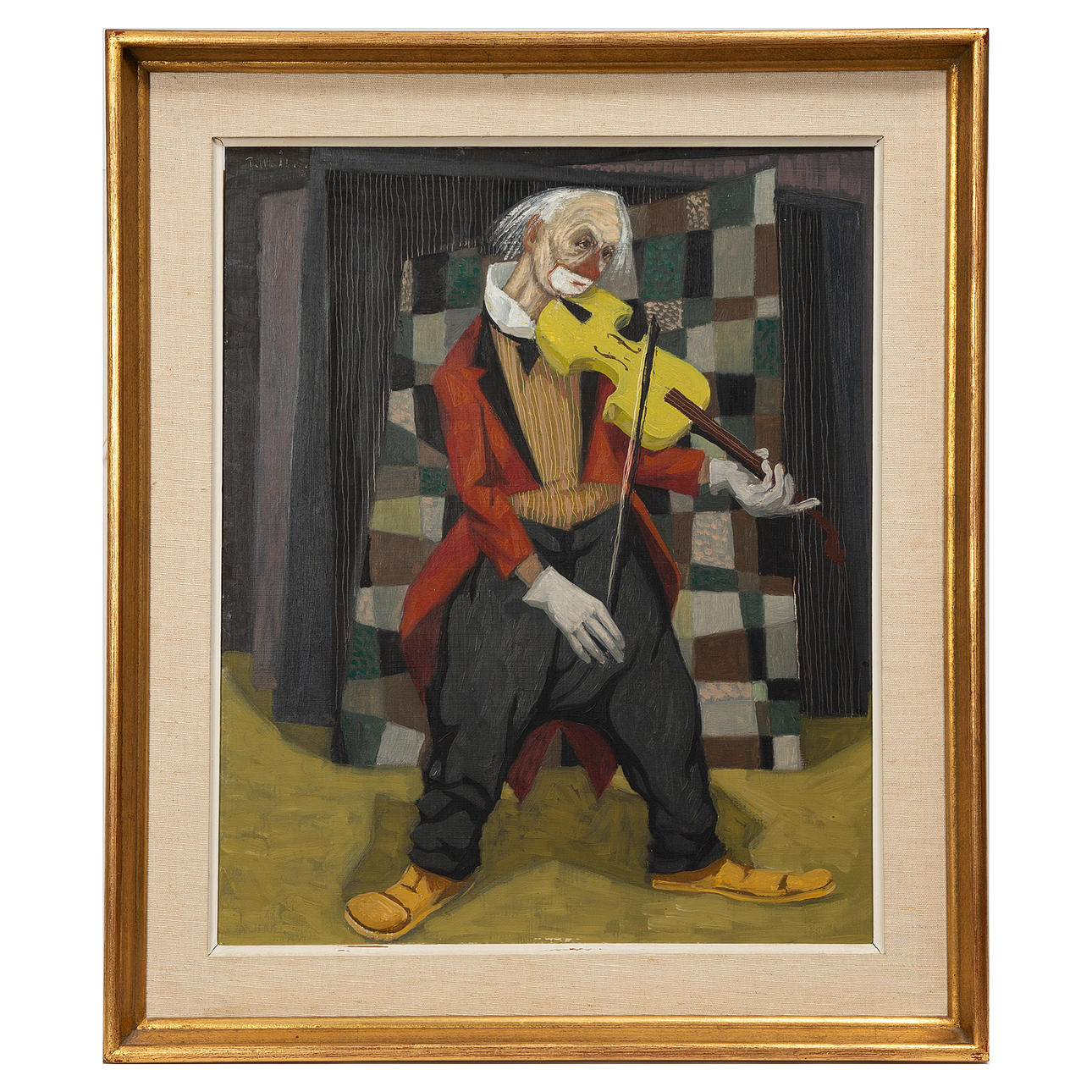 PELLE ÅBERG. Geige spielender Clown.