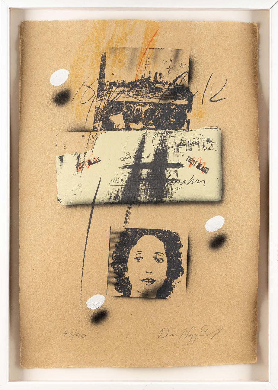 DAN NYGÅRDS. Lithograph in colours, Numbered: 43/90, Signed.