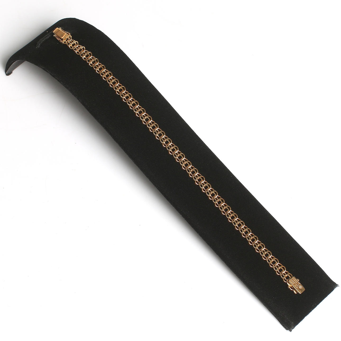 ARMBAND, 18k guld, Guldkedjan GK AB, Uppsala, 1964. Vikt 8,6 gram.