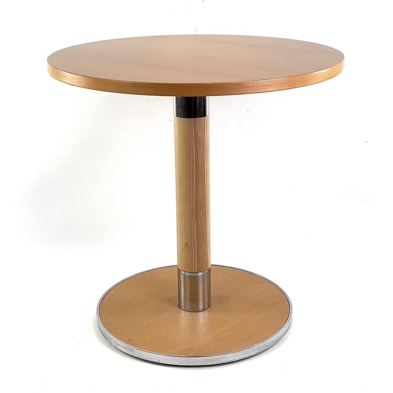 SØJLE/CAFÉBORD, træ/metal, moderne.