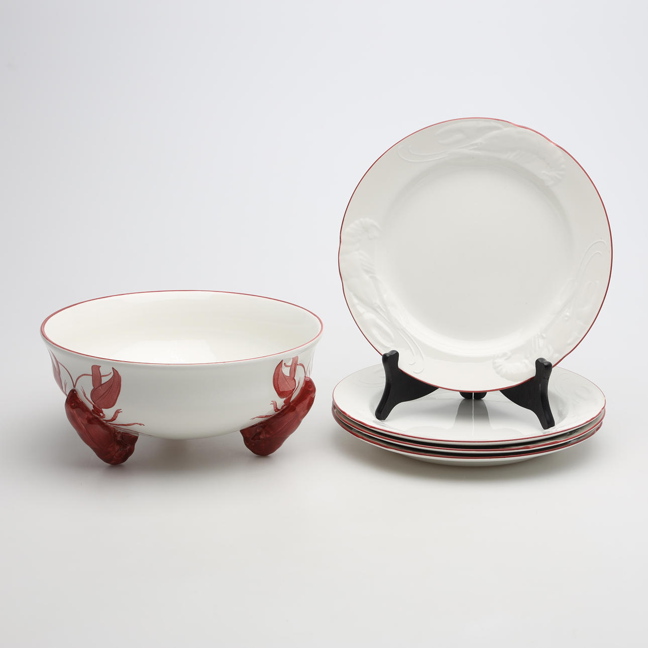 KRÄFTSERVIS, 5 delar, porslin, Rörstrand.