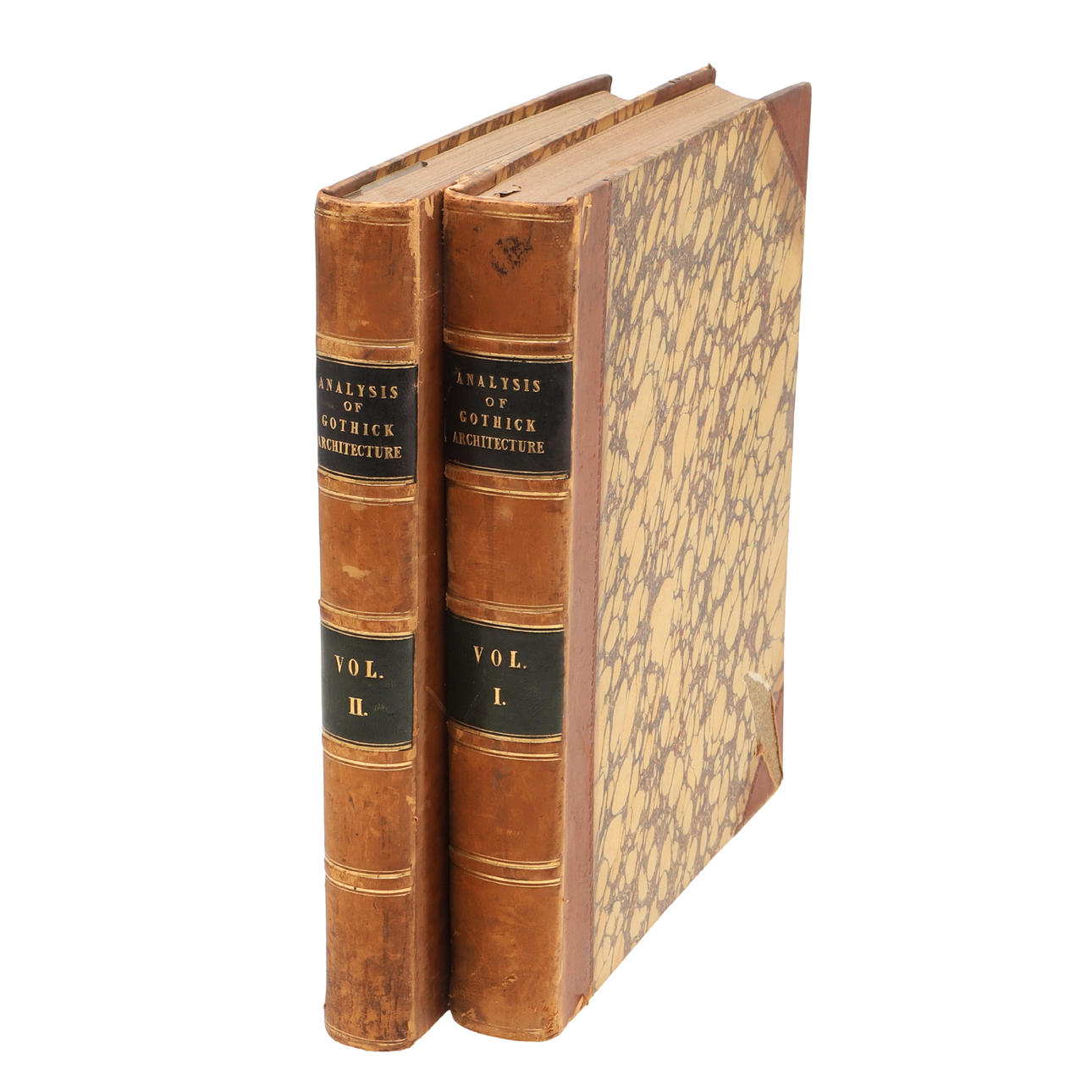 RAPHAEL AND J. ARTHUR BRANDON. An Analysis of Gothick Architecture, 2 Volumes, 1847.