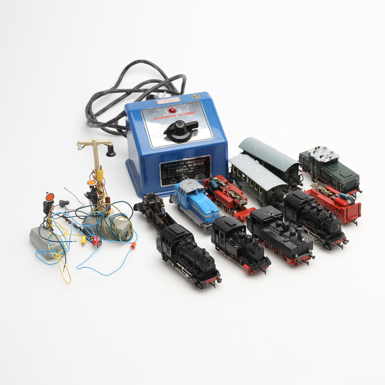 MODELTOG OG TILBEHØR, 15 stk., Märklin.