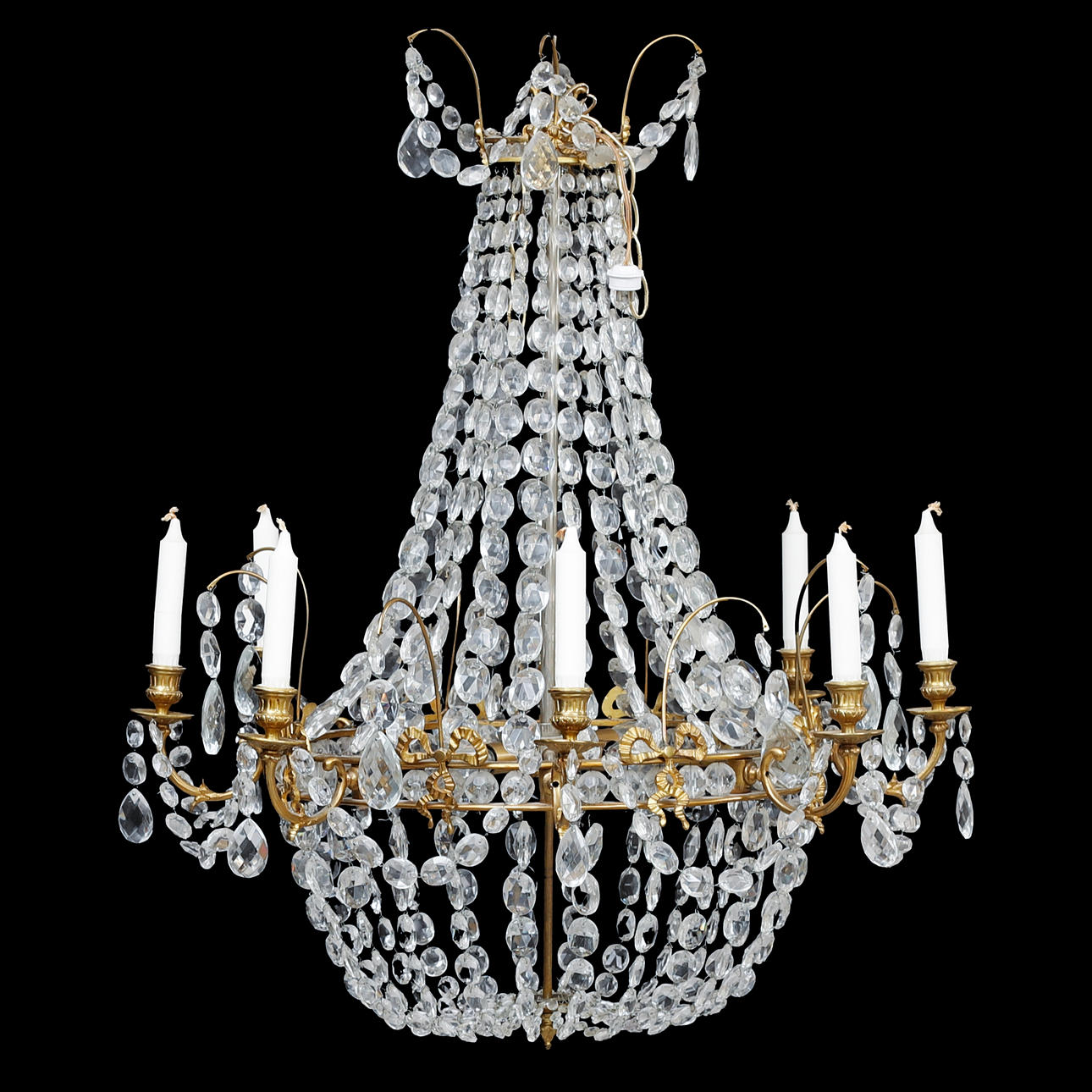 CHANDELIER, height 85 cm.