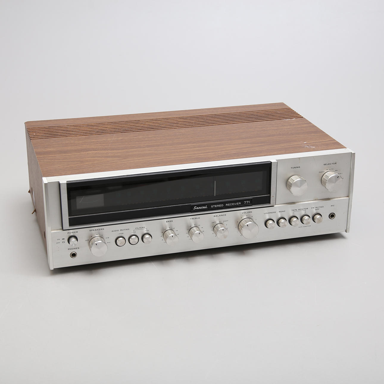 SANSUI Stereo Receiver 771, 1970-tal.