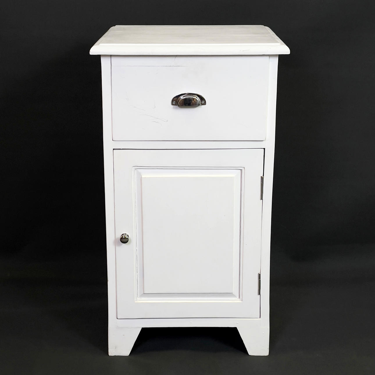 POT CABINET, later painted.