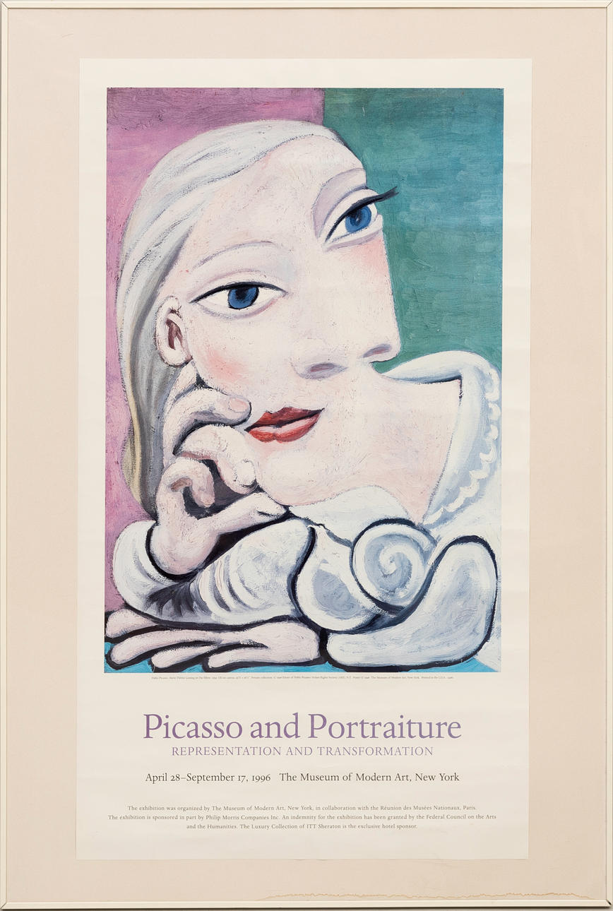 EXHIBITION POSTER, Picasso, MoMA 1996.