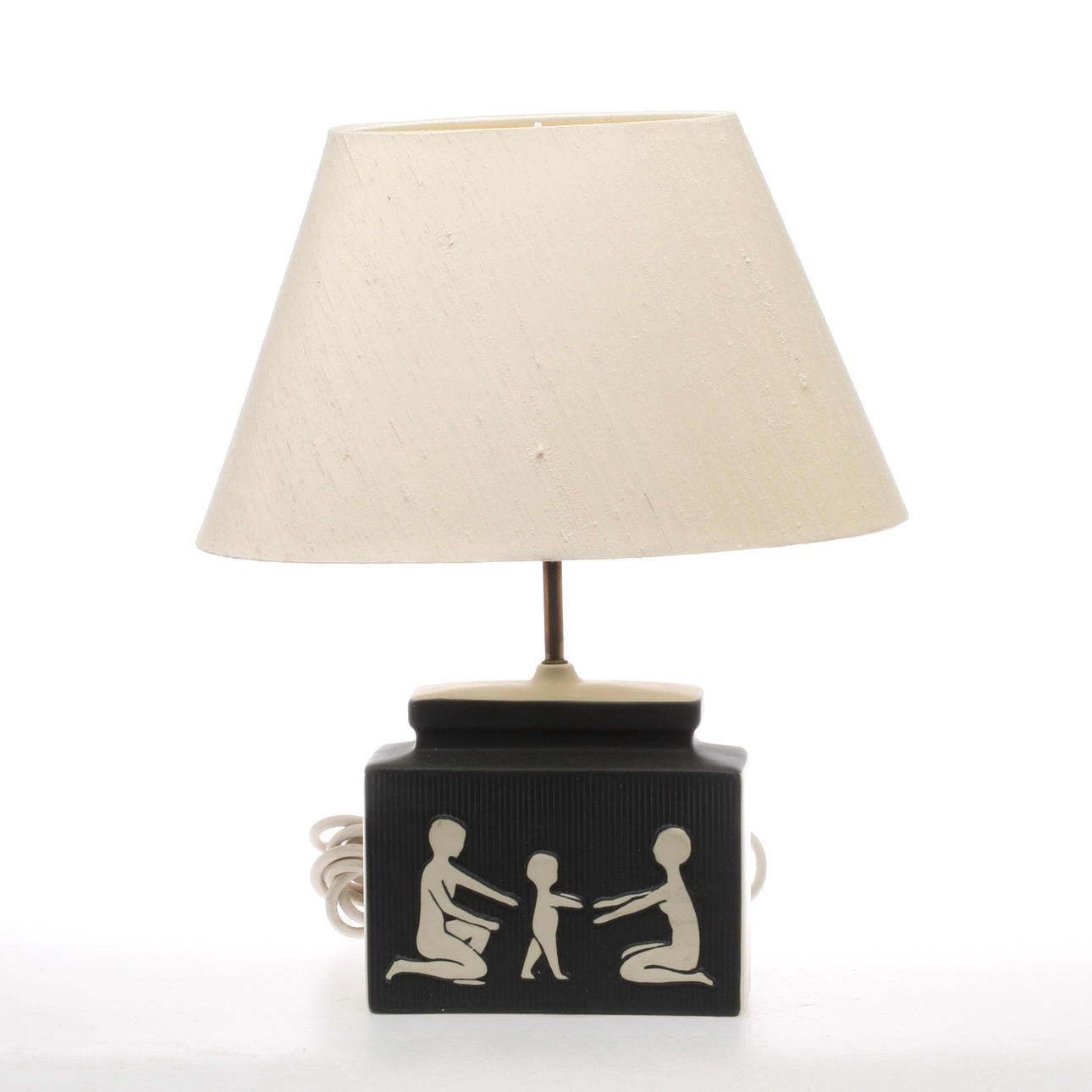 BORDSLAMPA, keramik, Söholm, Danmark.