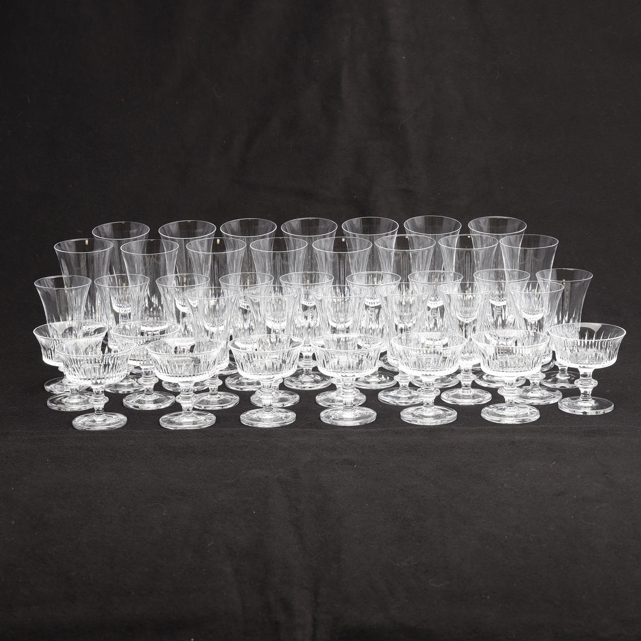 A 39 piece “Åre” glassware set, Kosta.
