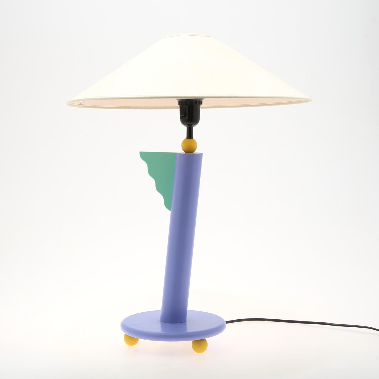 OLLE ANDERSSON. Bordslampa, "Snedblå", Belysia.
