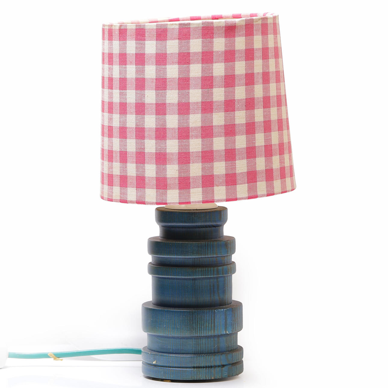 BORDSLAMPA, TRÄ (SANNOLIKT BODA).