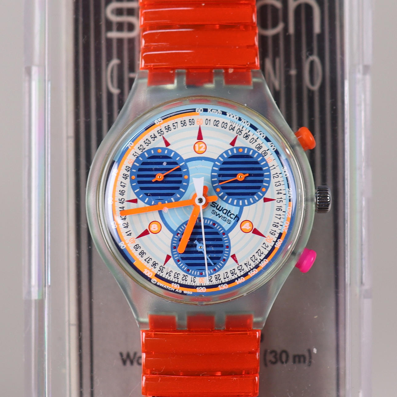 SWATCH, wristwatch, Chrono, SCG103, “Inspyral”, quartz, 1994