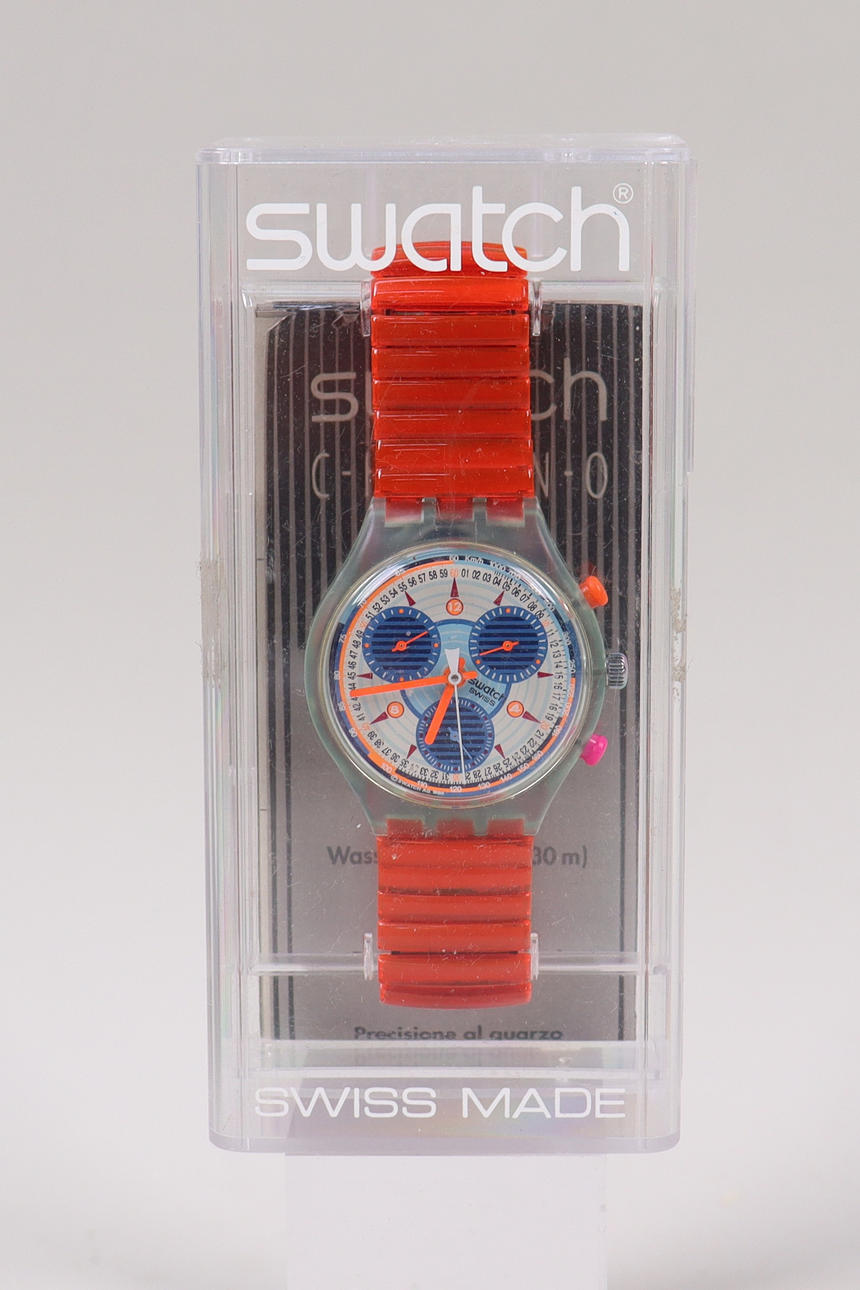 SWATCH, wristwatch, Chrono, SCG103, “Inspyral”, quartz, 1994