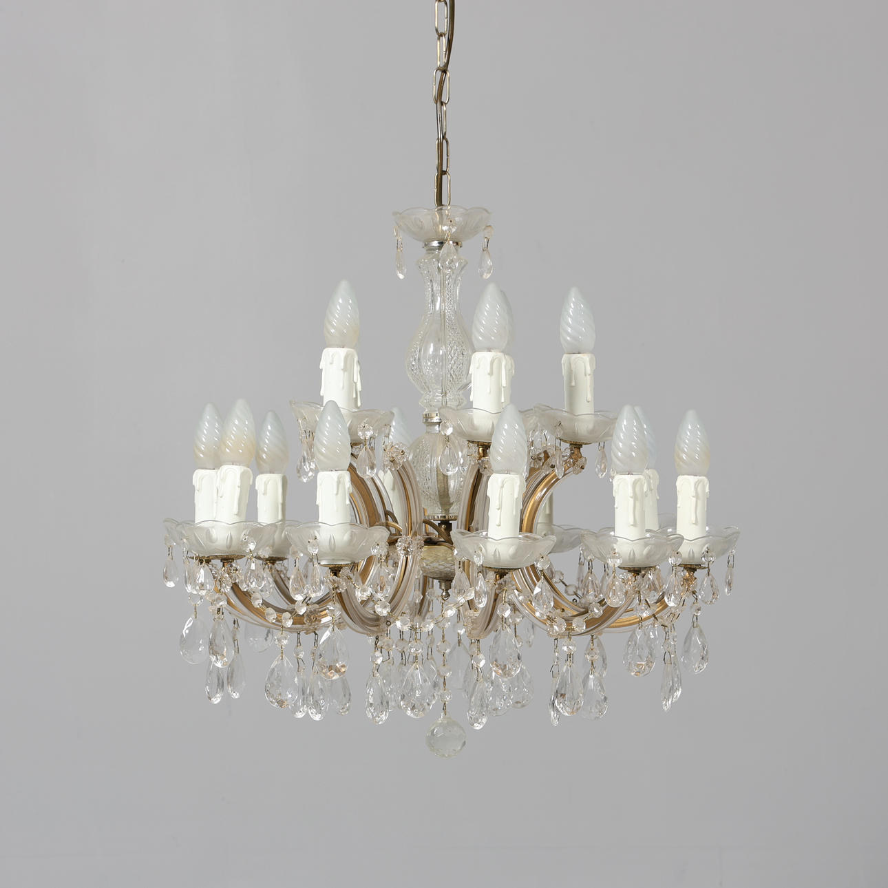 En lysekrone i venetiansk stil.