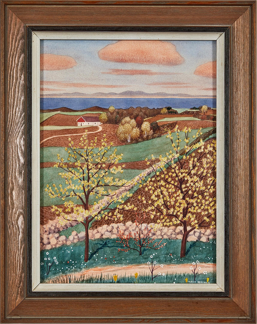 OSKAR BERGMAN. Undulating landscape.