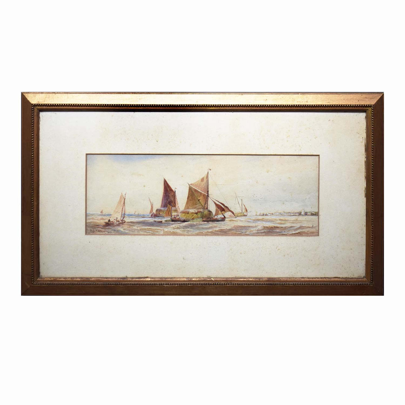 CHARLES FREDERICK ALLBON (1856-1926). SEJLBÅDE.