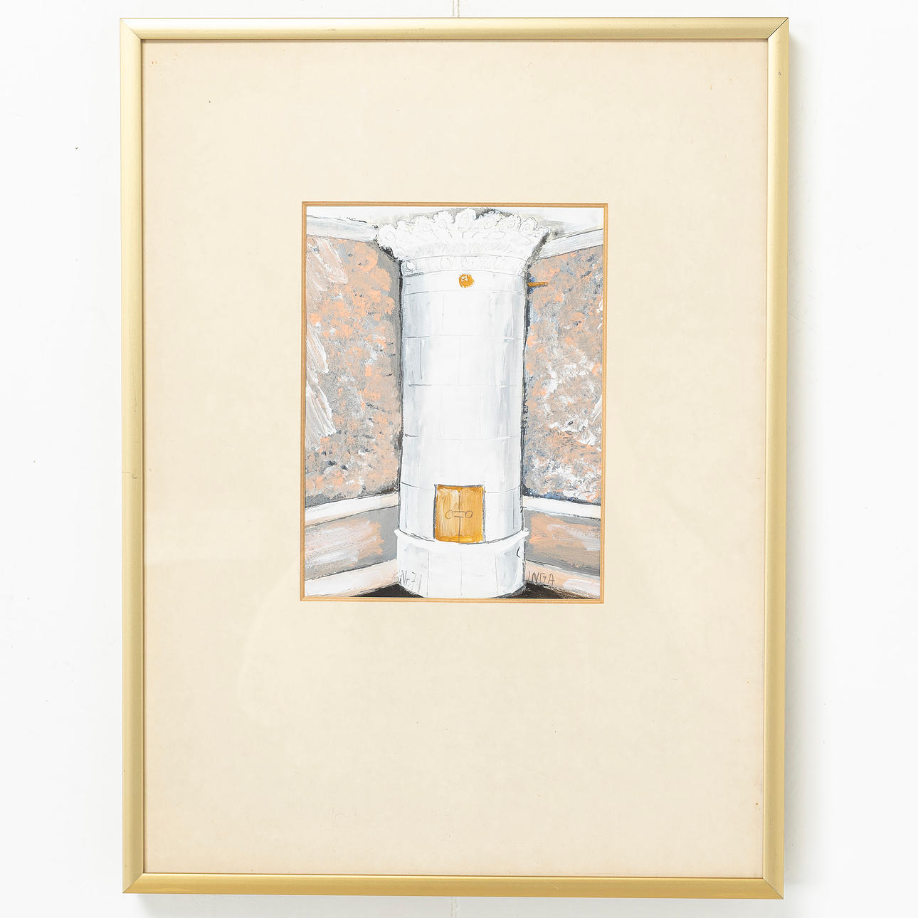 INGA ANDERSSON, blandteknik, signerad.