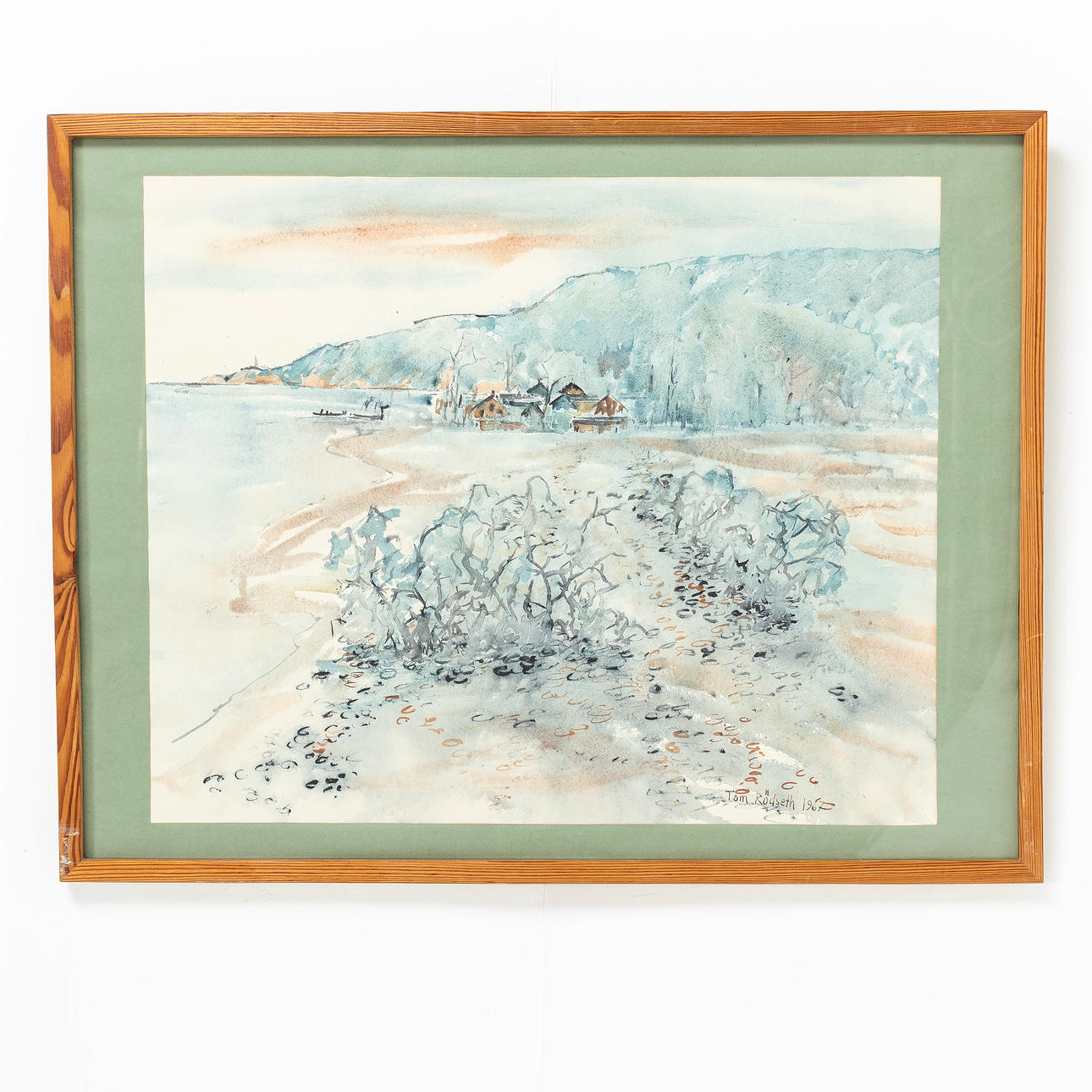 TOM RÖDSETH, Watercolour, signed and dated -67.