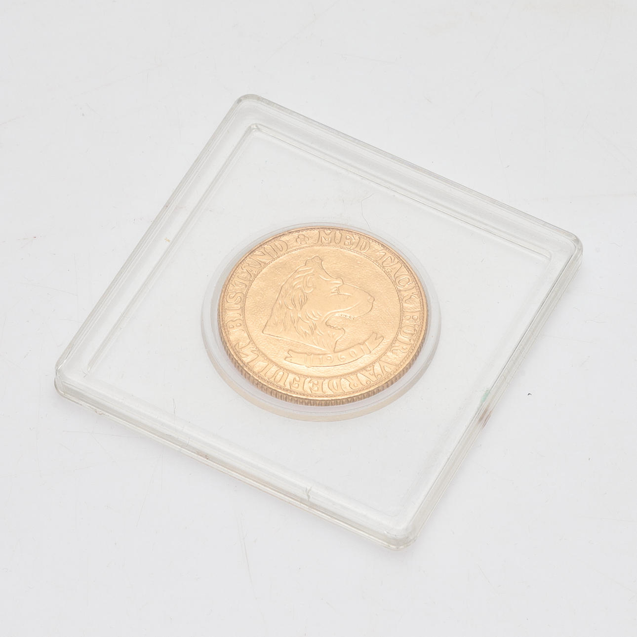 MINDEMØNT, forgyldt, Regalskappet Vaasa, 1960.