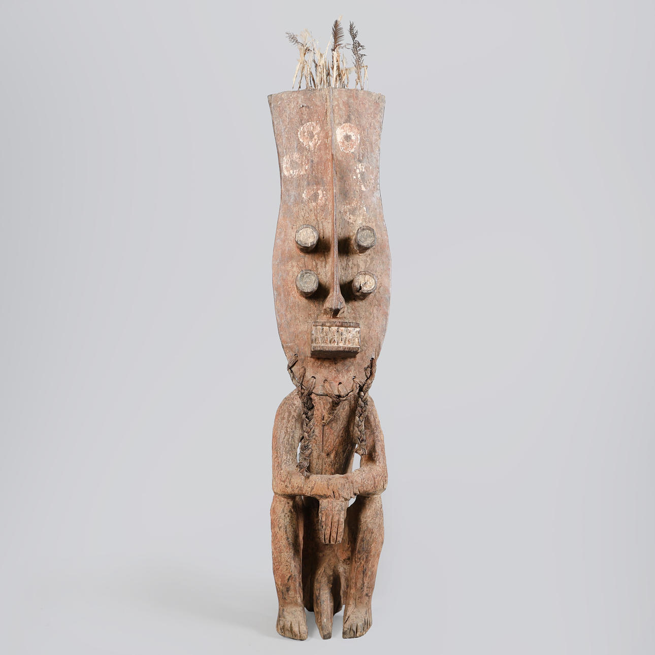 BEGRÄBNISFIGUR EINES GREBO-KRU-KRIEGERS, LIBERIA.