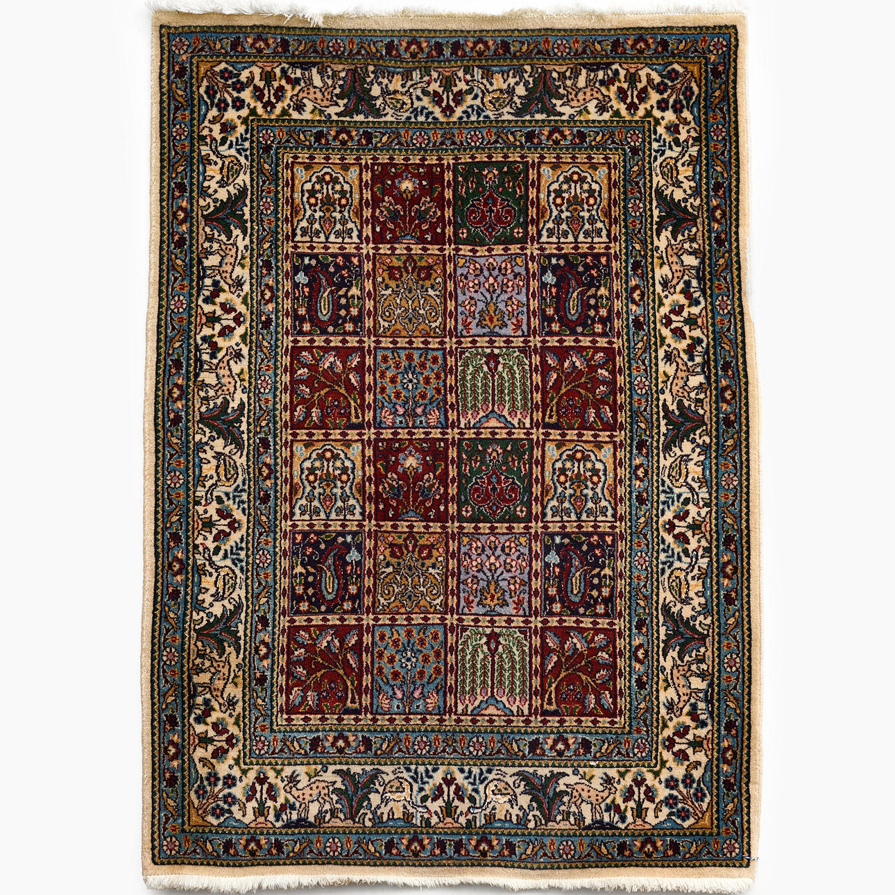 ORIENTAL CARPET, Moud, approx 143x100cm.