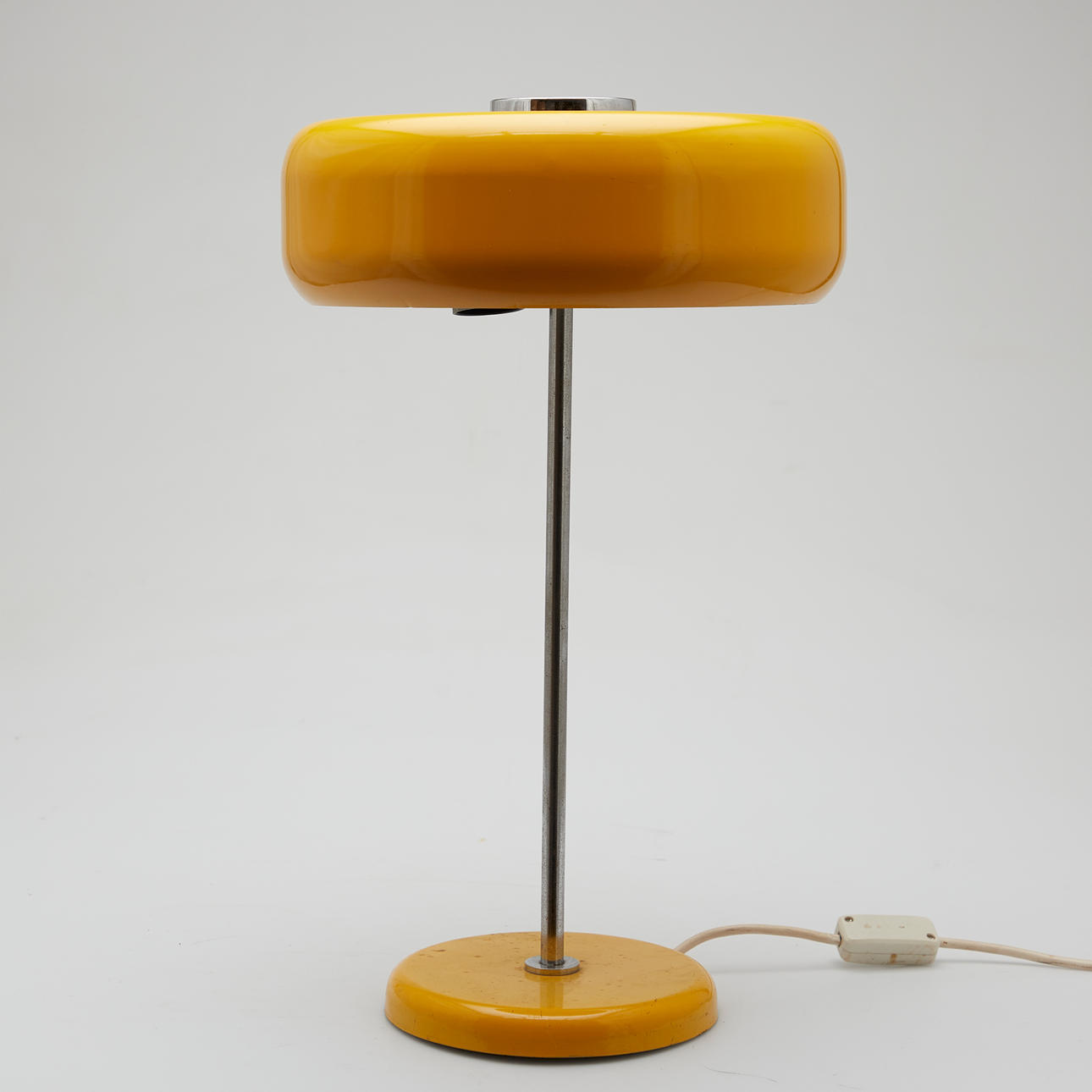 Table lamp, metal, 1970s.