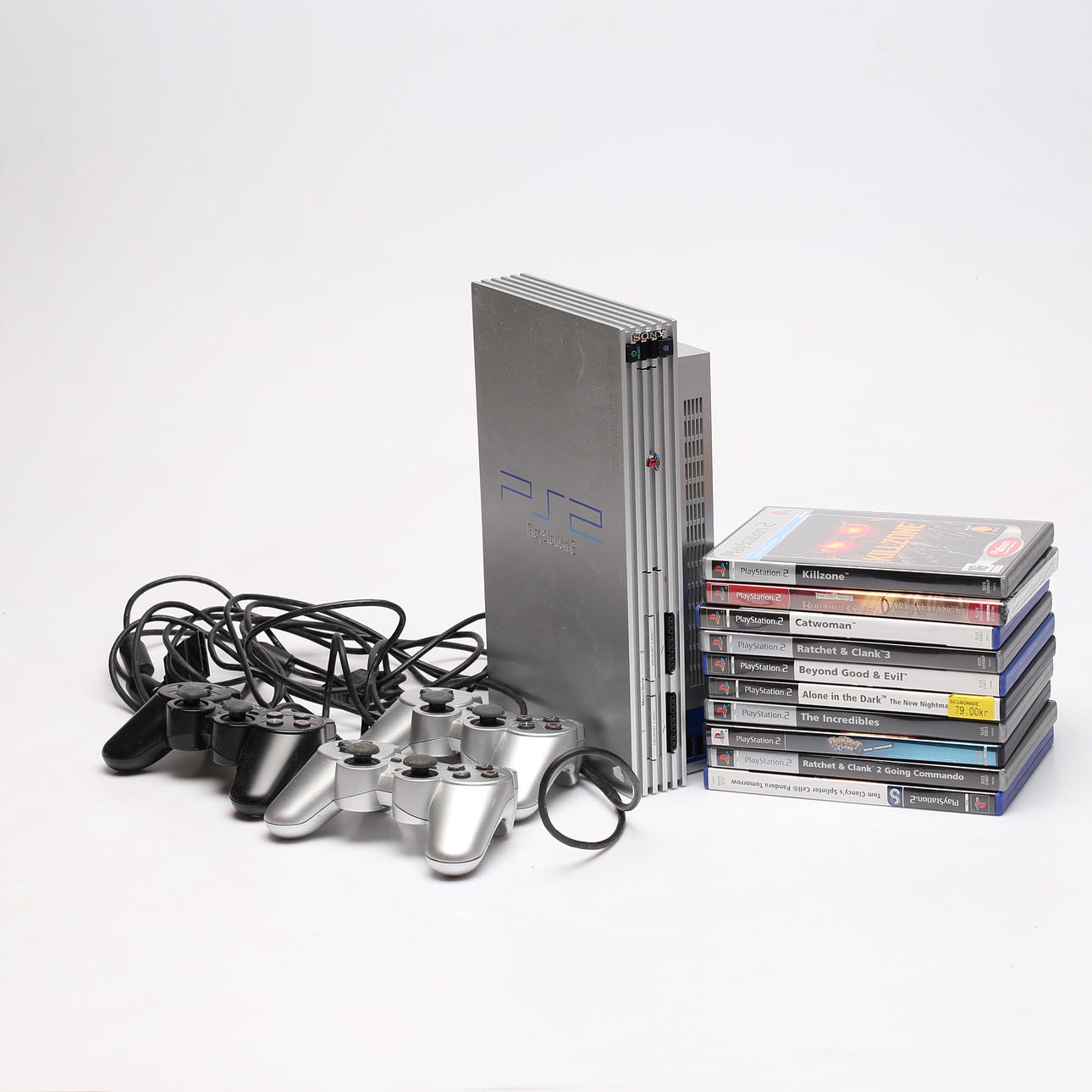 PELIKONSOLI, Playstation 2, pelit ja tarvikkeet.