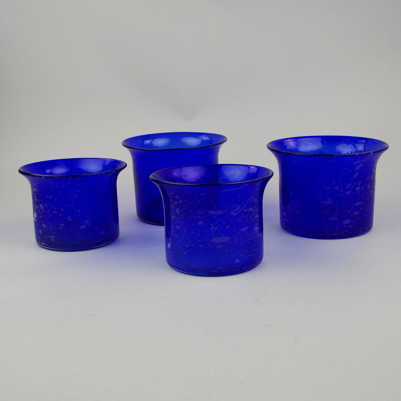 YTTERFODER, 2 par, blått glas.