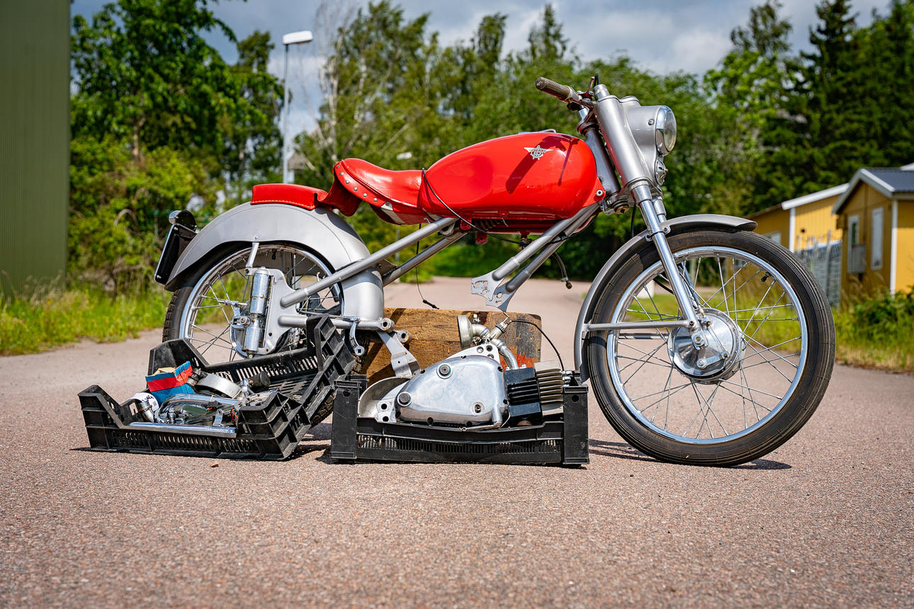 RUMI, model 125cc, early 1950s, Italy.