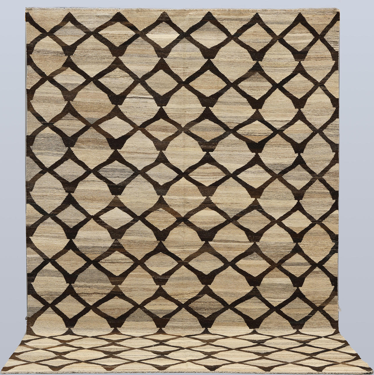 ORIENT CARPET. Kelim Morocco Design, 309 x 212 cm.