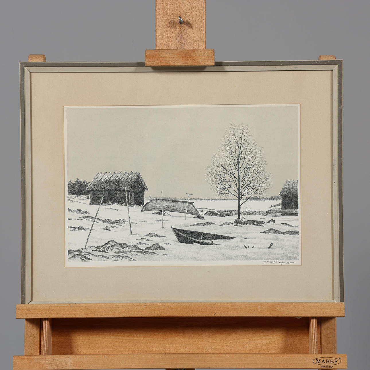 REINHOLD LJUNGGREN. LITHOGRAPH, signed and numbered 105/310.