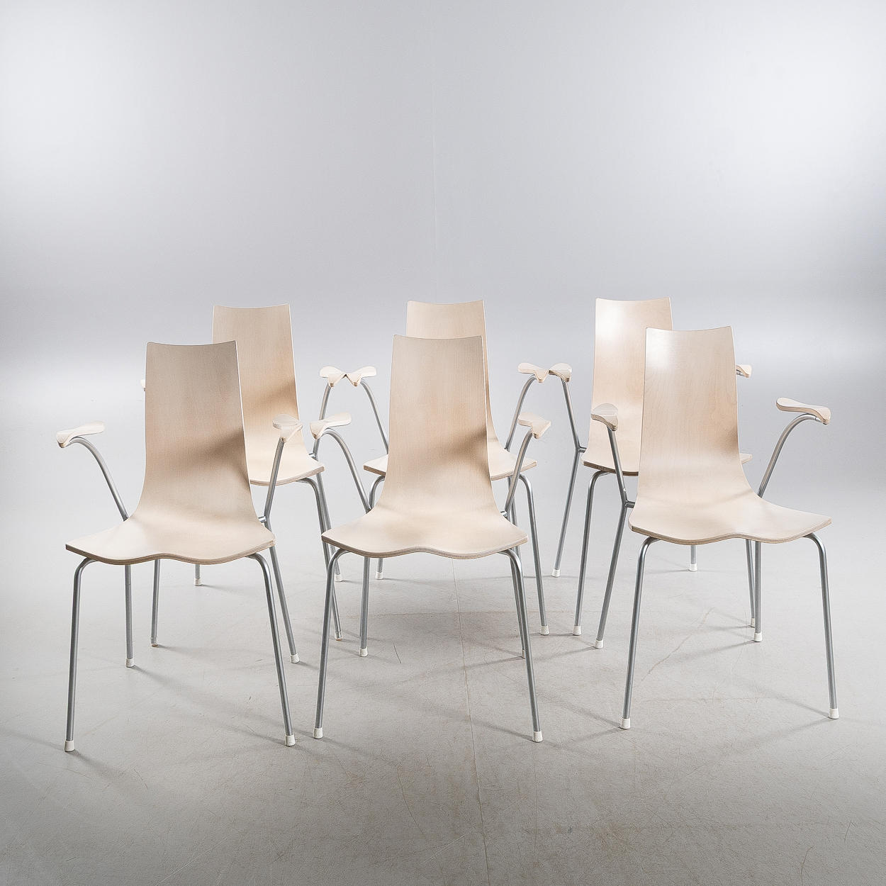 KARMSTOLAR, 6 st, "Cobra", Källemo.