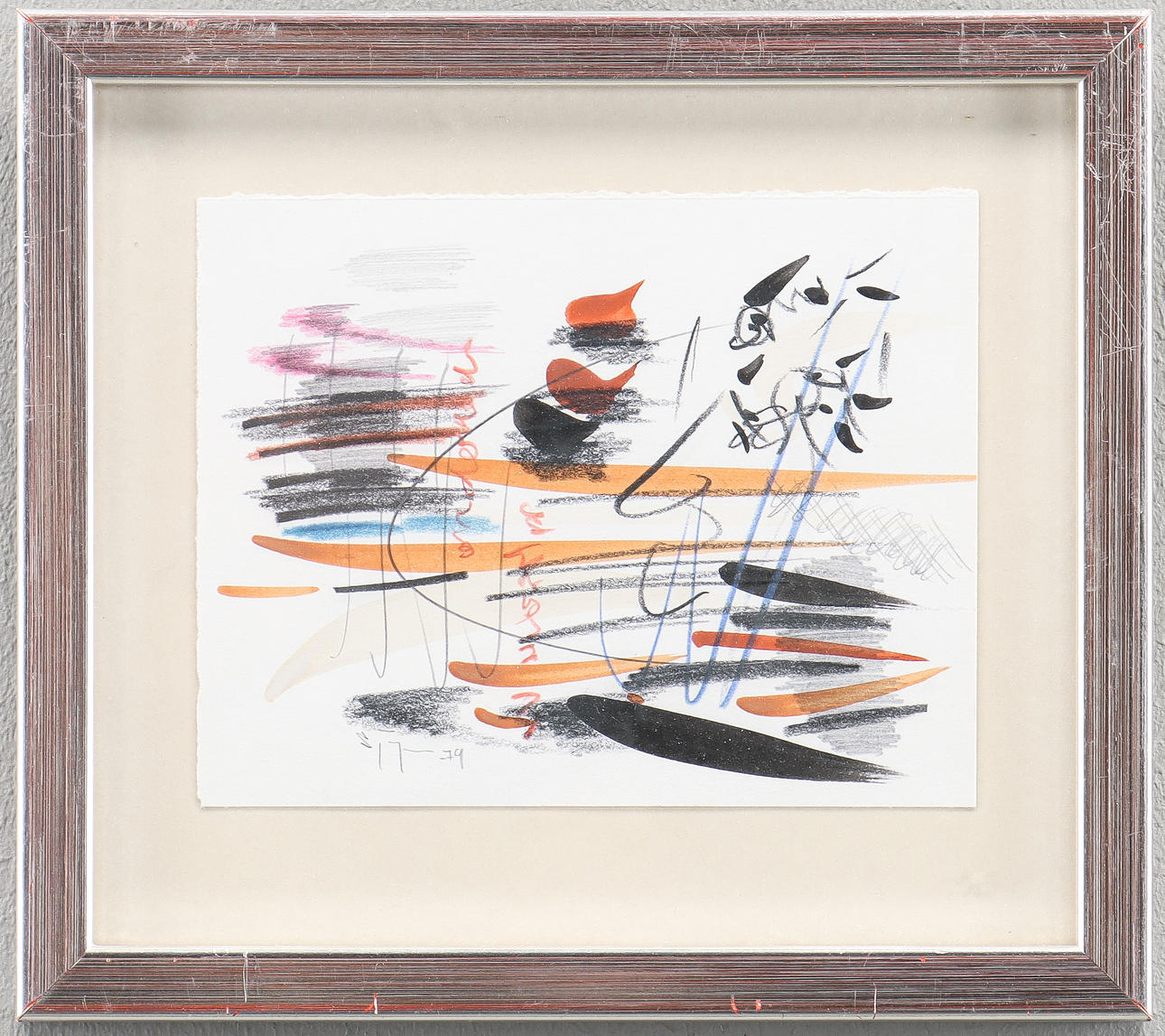 LARS SJÖGREN mixed media, signed.