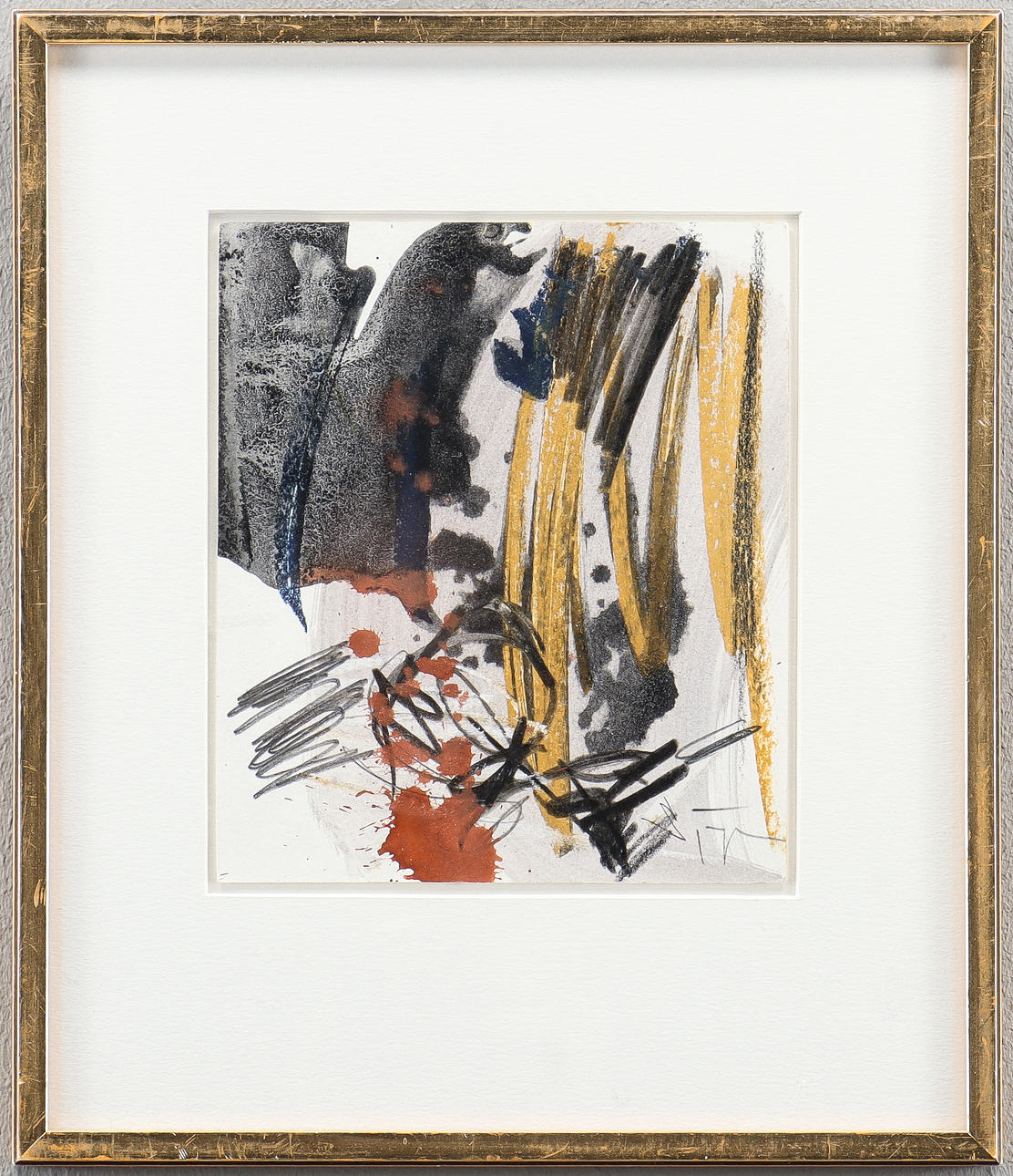 LARS SJÖGREN mixed media, signed.