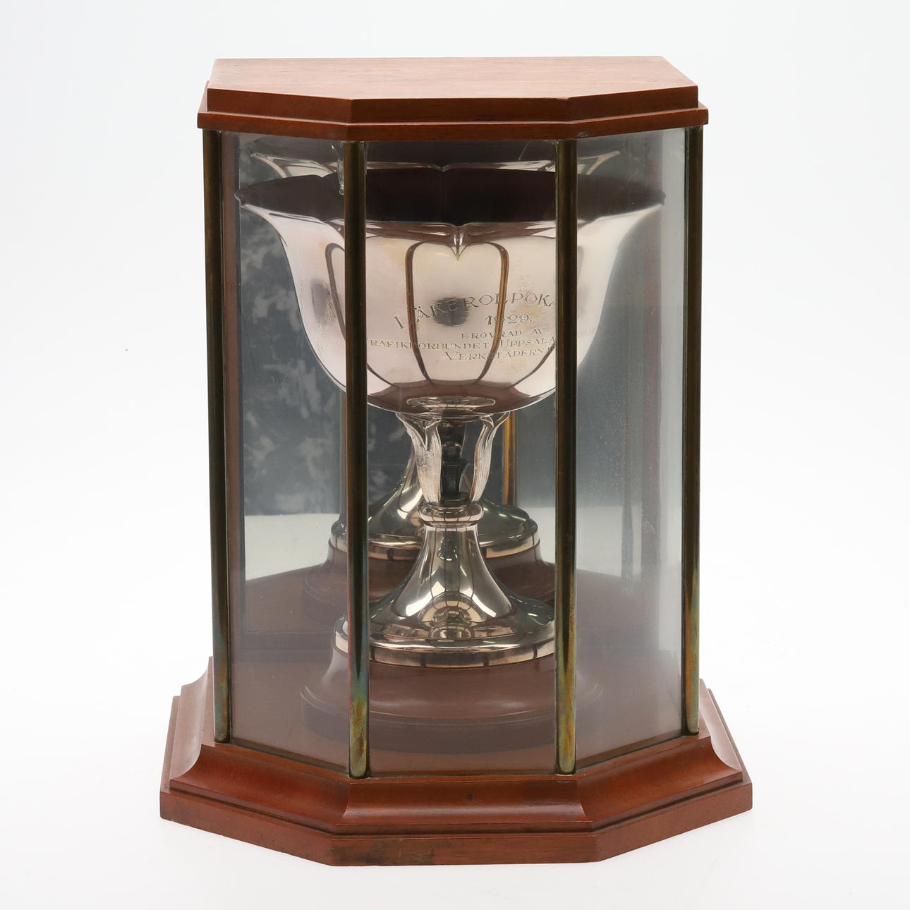 Neusilber mit DISPLAYBOX, „Läkerolpokalen 1929.