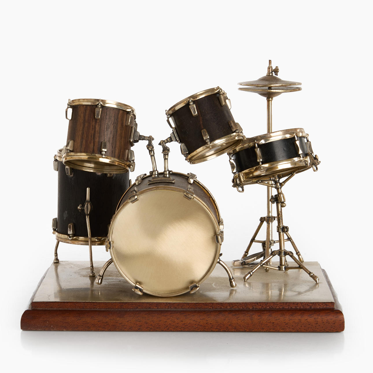 MINIATYR, TRUMSET, sterlingsilver, 1900-talets andra hälft.