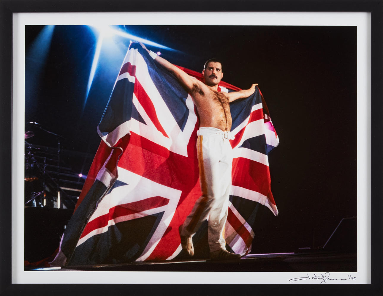 TORLEIF SVENSSON. Queen the magic tour - Union Jack.