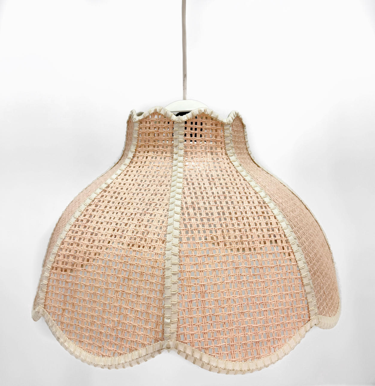 CEILING LAMP - RATTAN 80's.