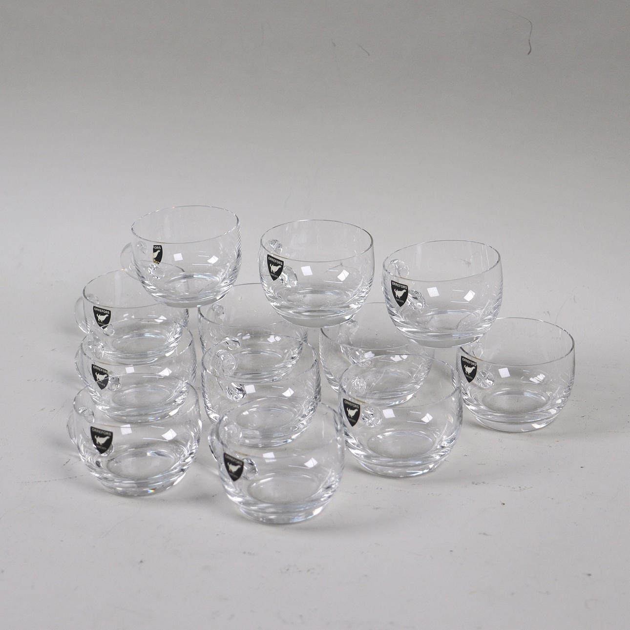 ORREFORS, punch/gløggkrus, 12stk.