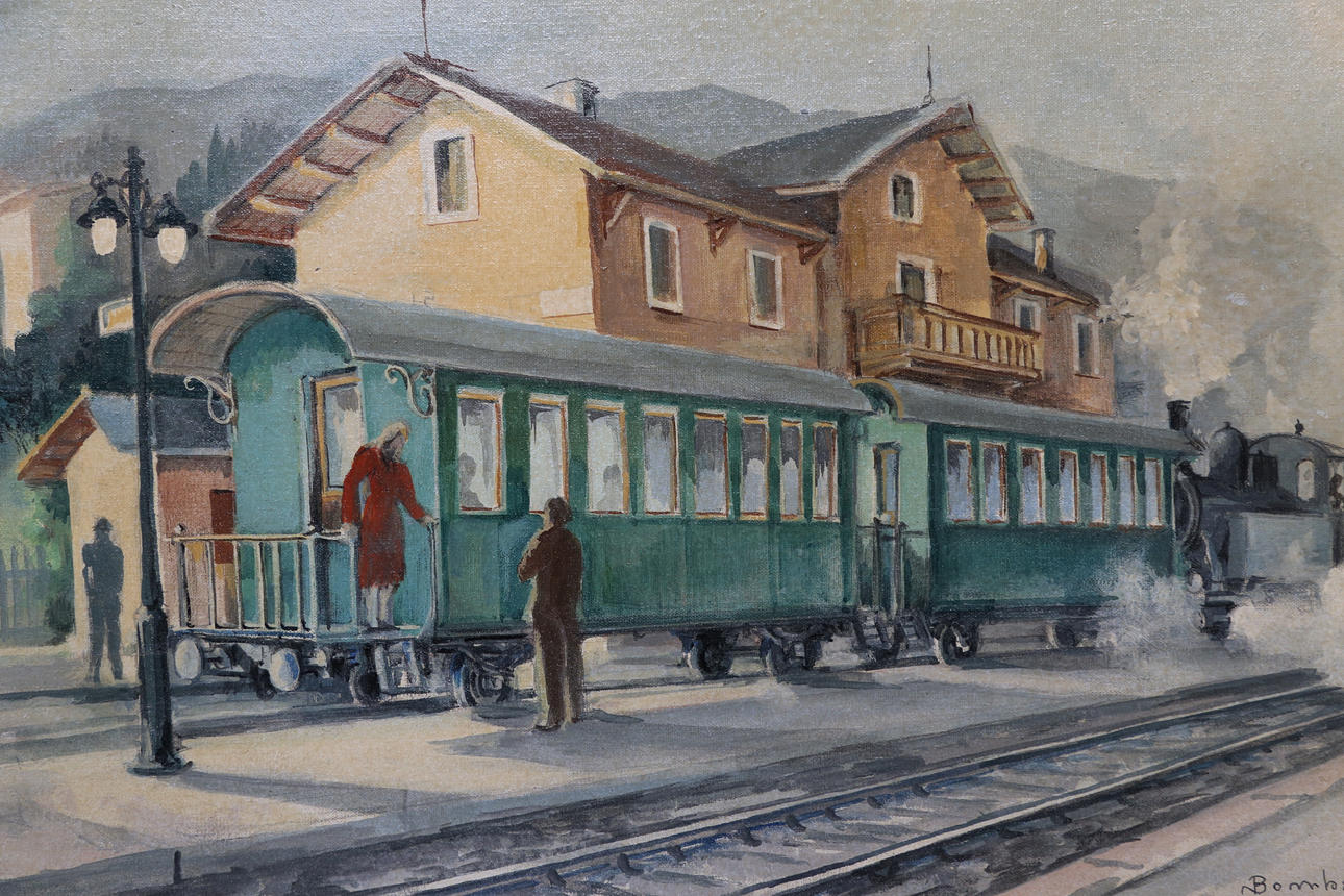 OIDENTIFIERAD KONSTNÄR. oil on panel, indistinctly signed.