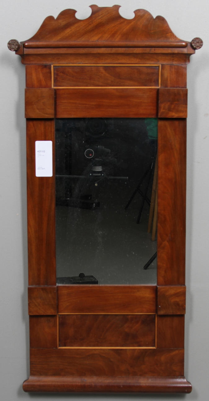 SPEGEL, mahogny, 1800 tal.