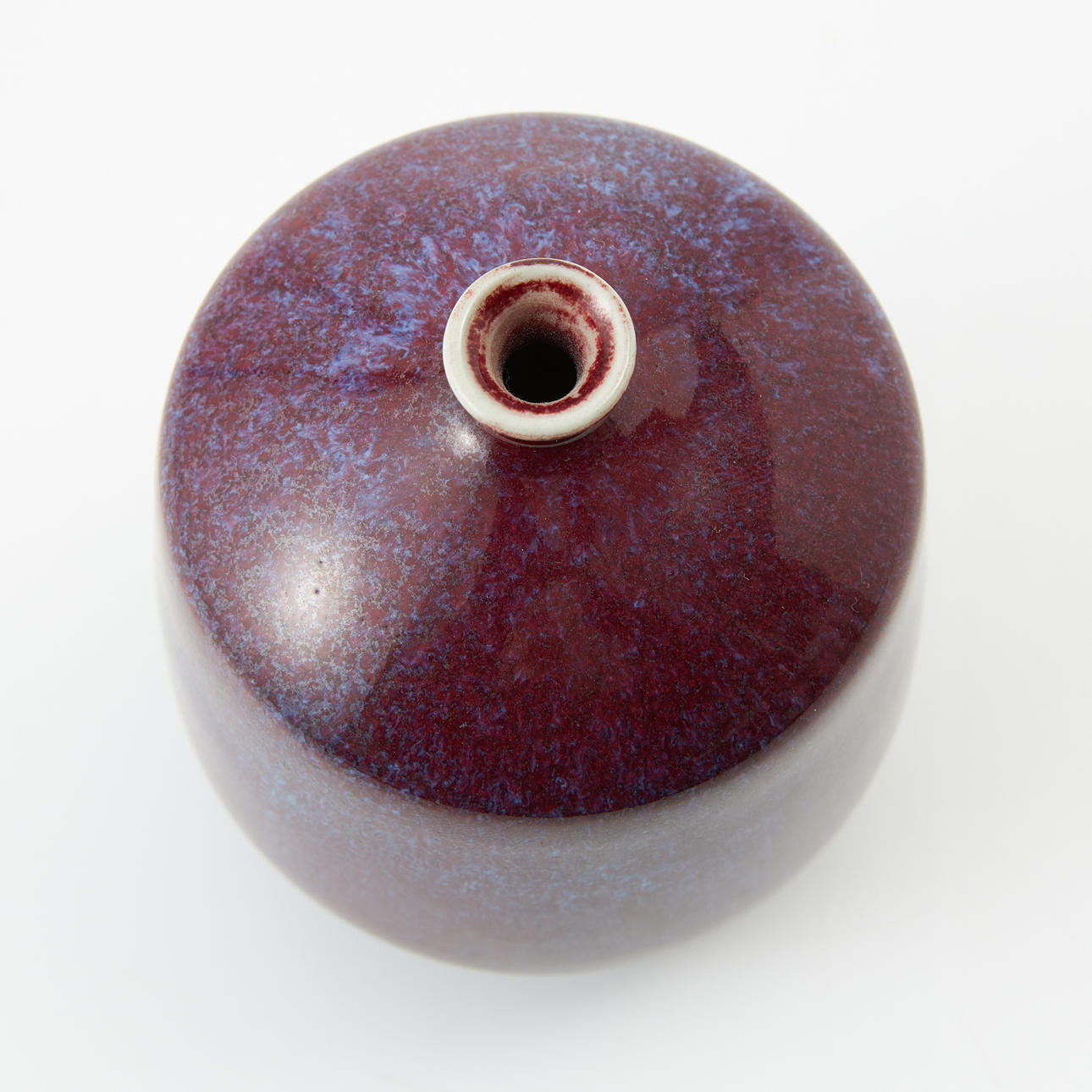 SVEN HOFVERBERG. Vase, oxblood glazed stoneware, signed, own