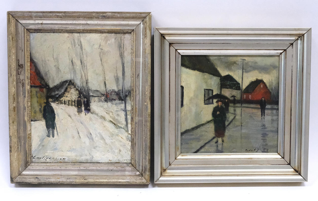 CORT JACOBSEN. STREET LOTS, TWO PIECES.