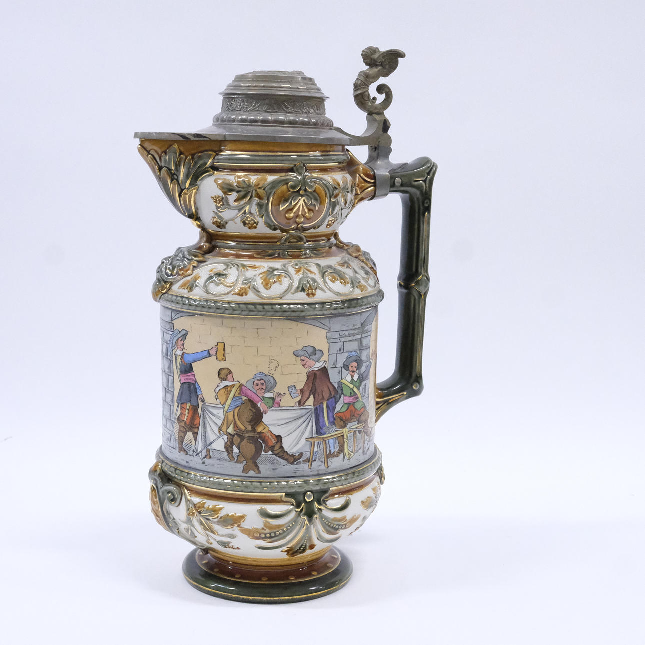 WEINKRUG, SCHILFSTRAND, NEORENAISSANCE.