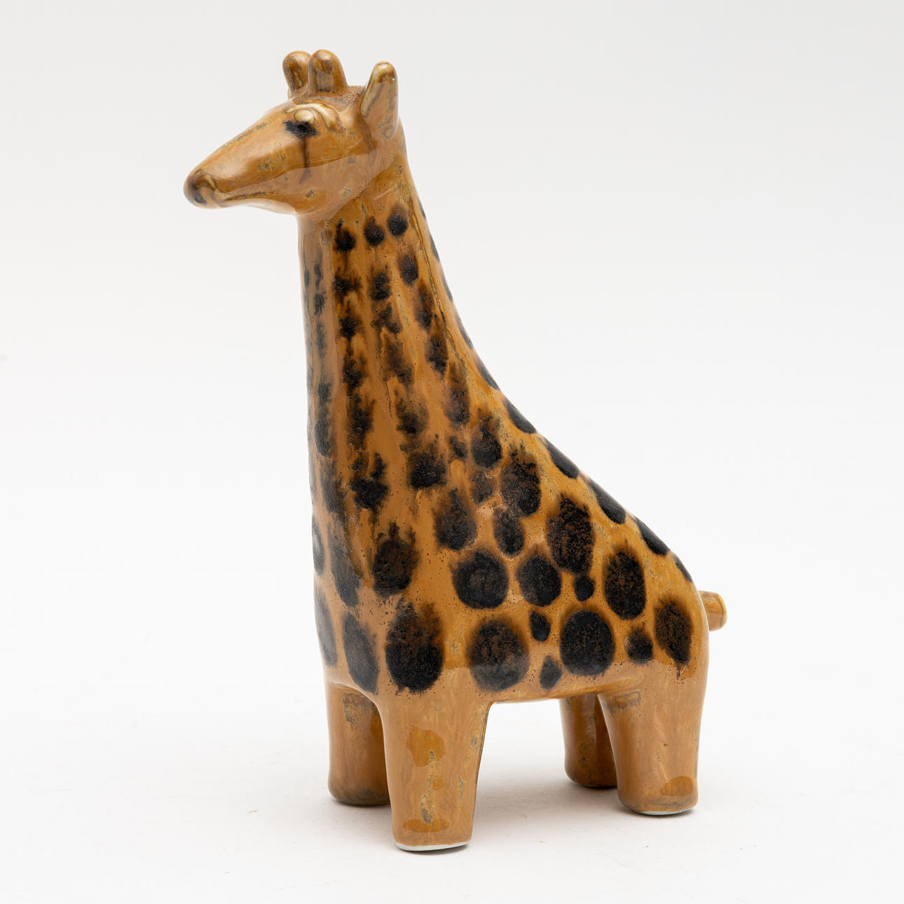 BRITA MELLANDER-JUNGERMANN. Estatuilla, jirafa, gres, Karlskrona.