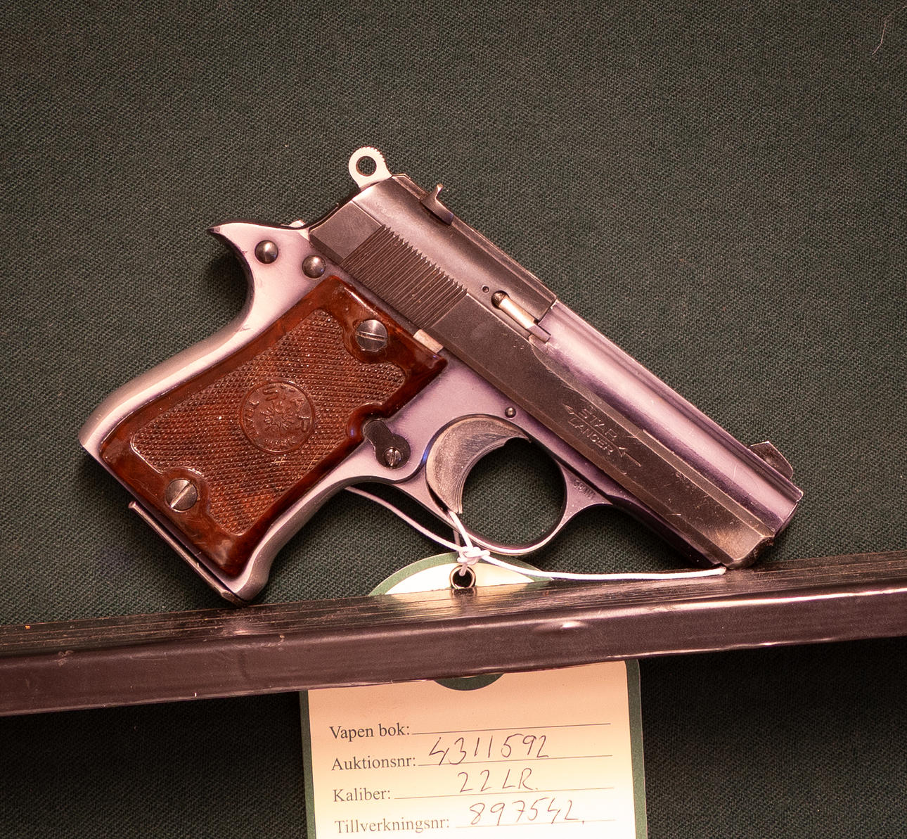 Star Caliber 22lr. Additional No. 897542.