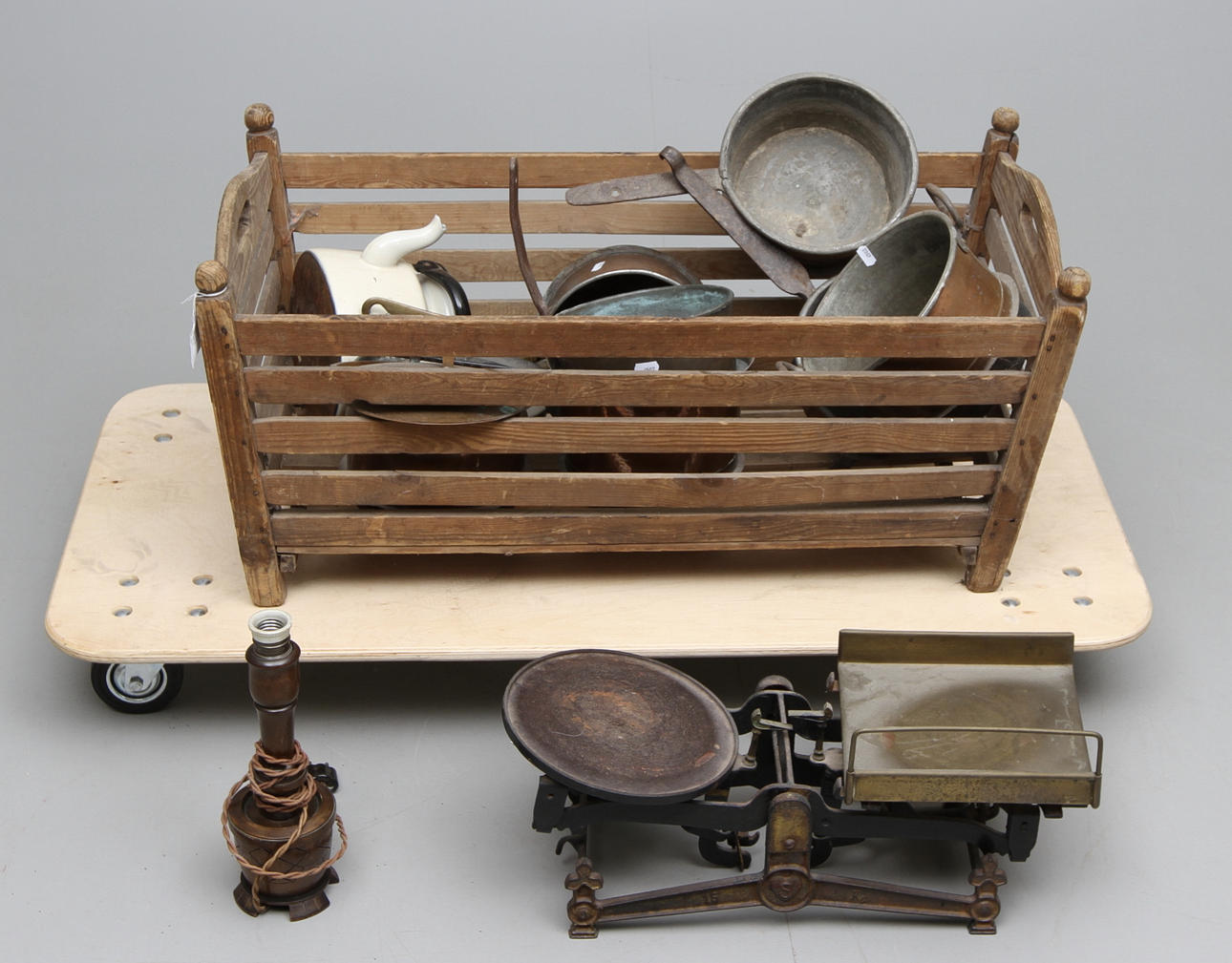 DIVERSE bl.a. kopparföremål, 1800-1900-tal.