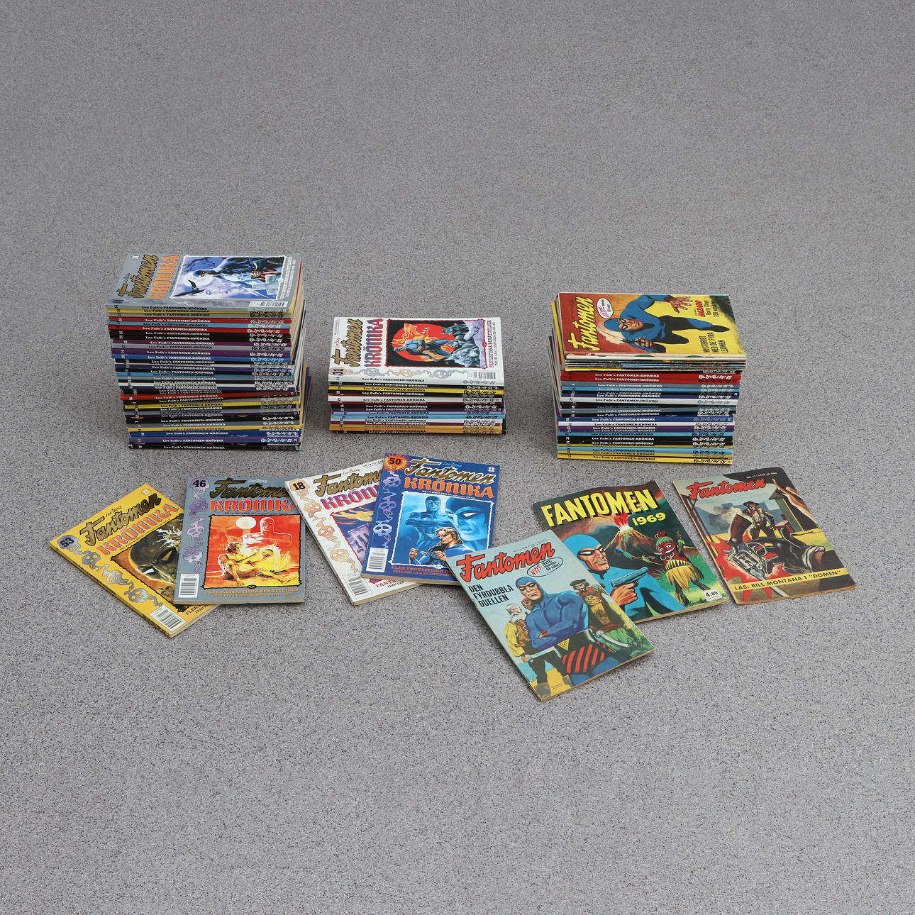 THE PHANTOM, 88 PCS. The Phantom's Chronicle, etc. 1950s-2000s.