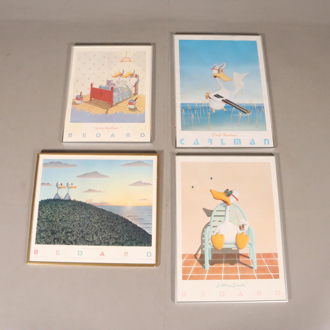 PLANSCHER 4 Stück von Michael Bedard.